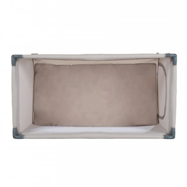 One touch light gray playpen