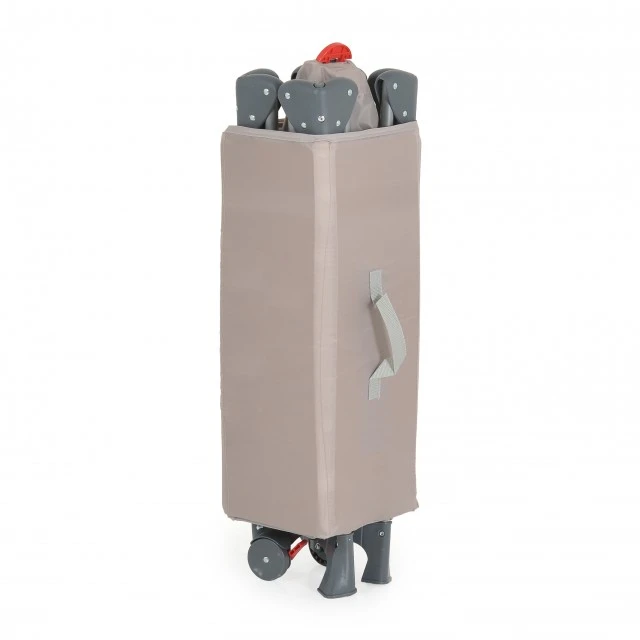 One touch light gray playpen