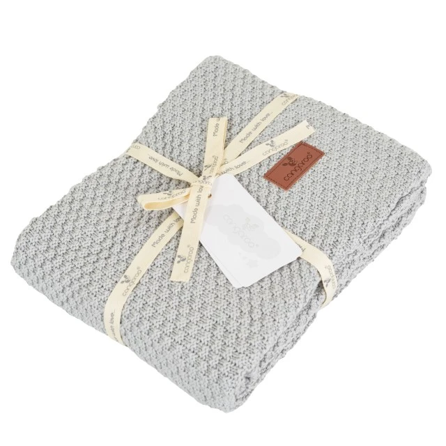 Blanket 80/100 cm Popcorn gray