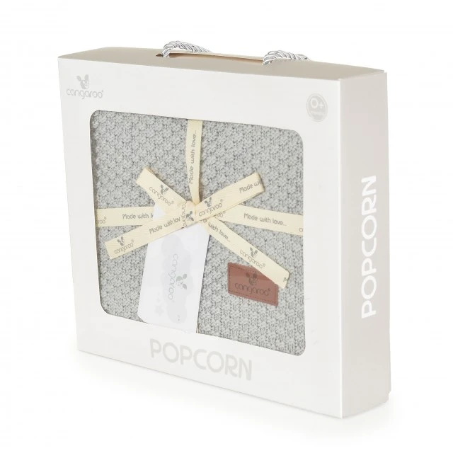 Blanket 80/100 cm Popcorn gray