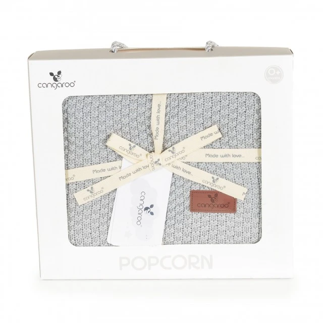Blanket 80/100 cm Popcorn gray