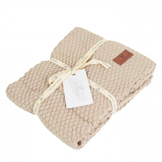 Blanket 80/100 cm Popcorn brown