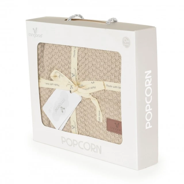 Blanket 80/100 cm Popcorn brown