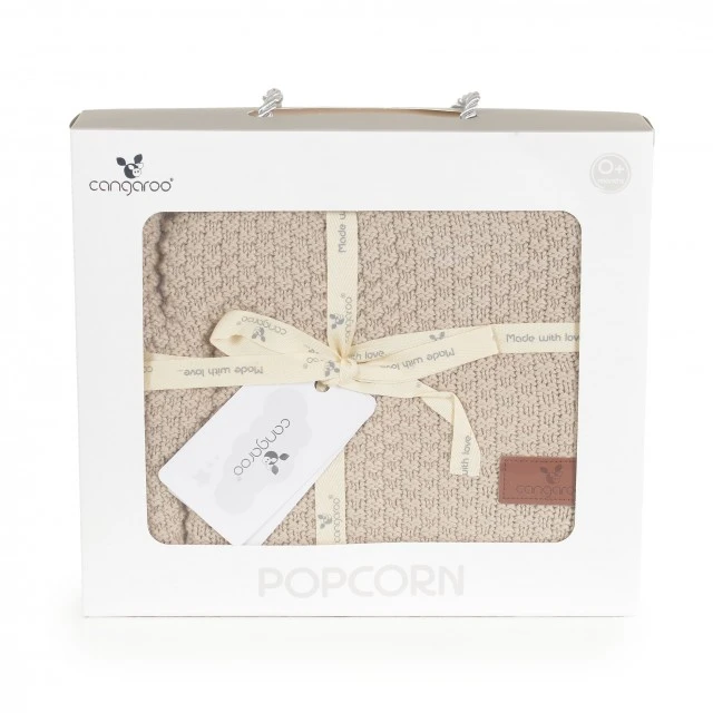 Blanket 80/100 cm Popcorn brown