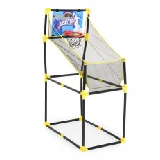 Basketball hoop with net is an electronic scoreboard J1352
