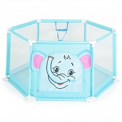 Playpen 146 cm with 50 balls blue - 7062B