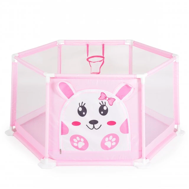 Playpen 146 cm with 50 balls pink - 7061B