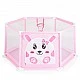 Playpen 146 cm with 50 balls pink - 7061B