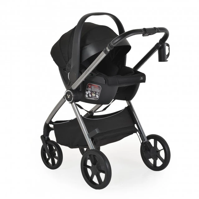 Комбинирана количка 3 в 1 Unique Carbon-Black