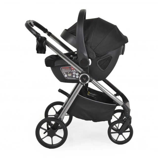 Комбинирана количка 3 в 1 Unique Carbon-Black