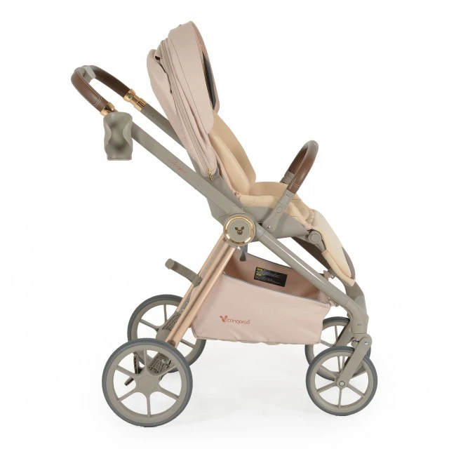 Комбинирана количка 3 в 1 Unique Macadamia-Beige