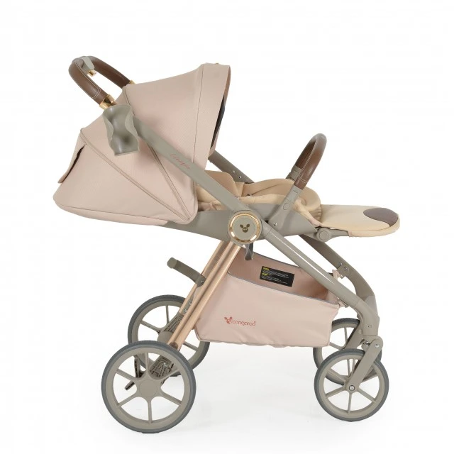Комбинирана количка 3 в 1 Unique Macadamia-Beige