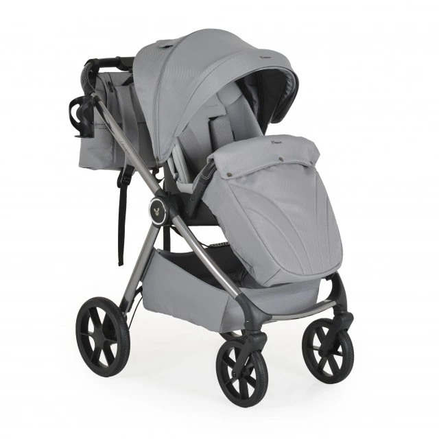 3 in 1 Combination Stroller Unique Cloud-Silver