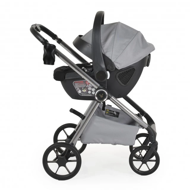 3 in 1 Combination Stroller Unique Cloud-Silver