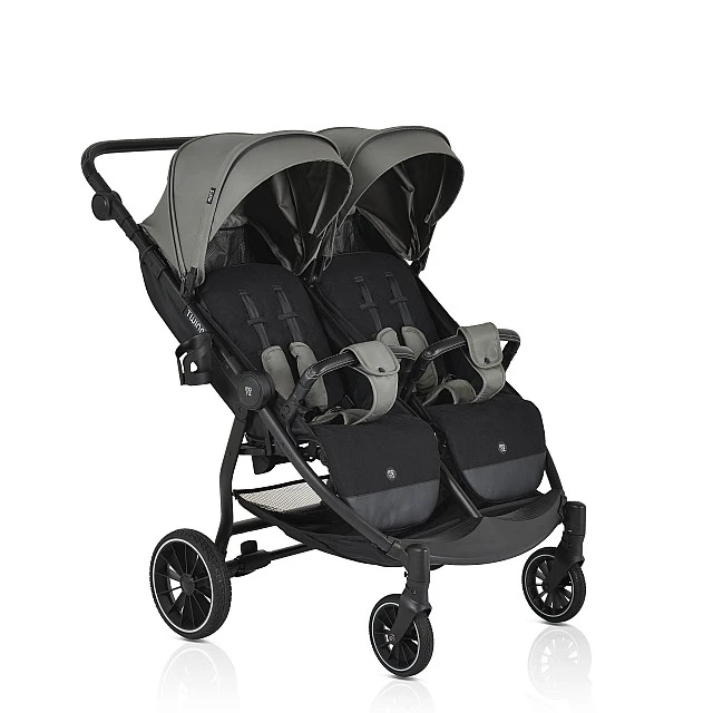 Twin stroller TwinGo Mineral green