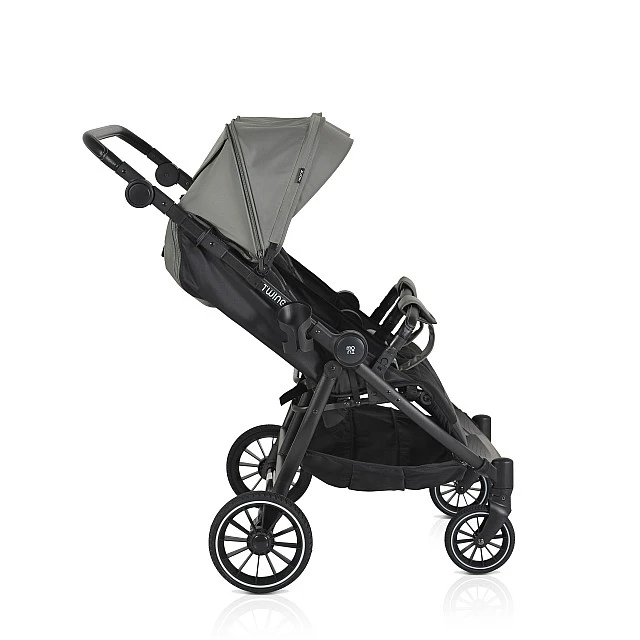 Twin stroller TwinGo Mineral green