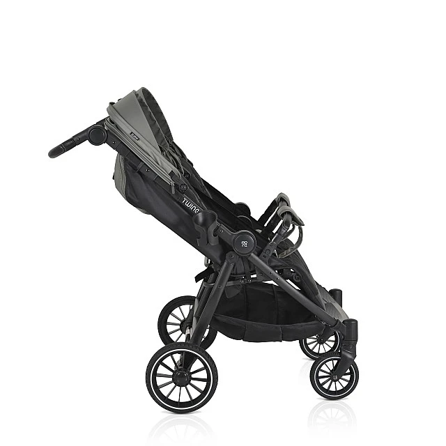 Twin stroller TwinGo Mineral green