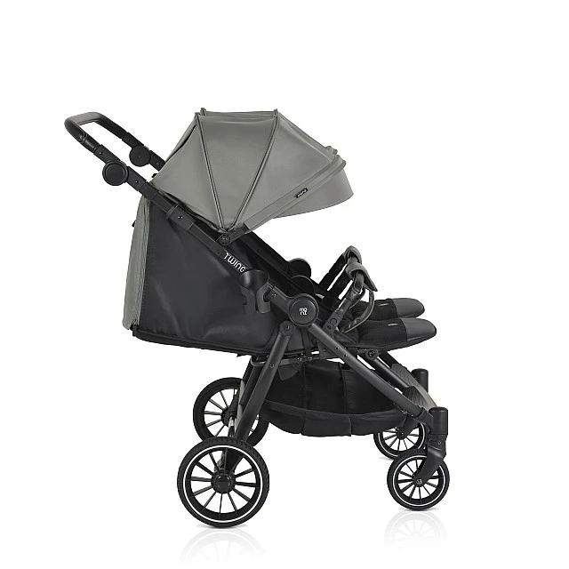 Twin stroller TwinGo Mineral green
