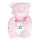 Blanket 90/75 cm with toy Rory Bear pink