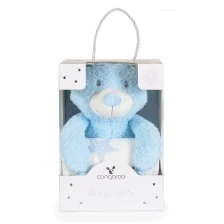 Blanket 90/75 cm with Rory Bear toy blue