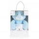 Одеяло 90/75 cm с играчка Rory Bear син
