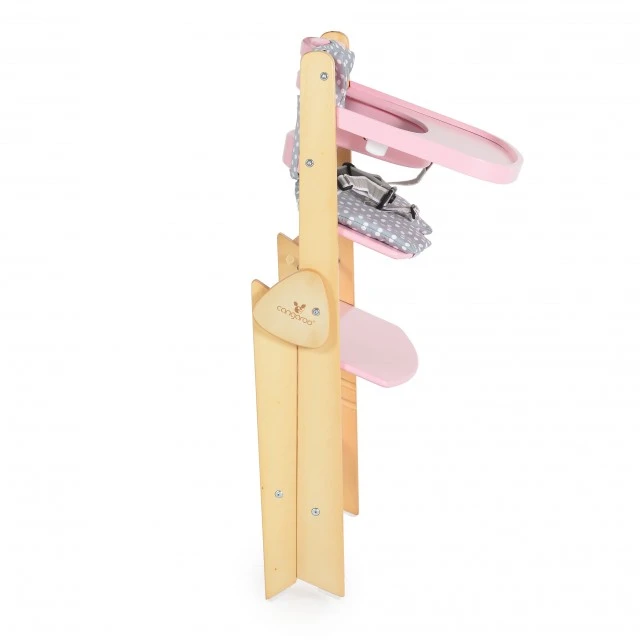 Wooden dining chair Caramel pink