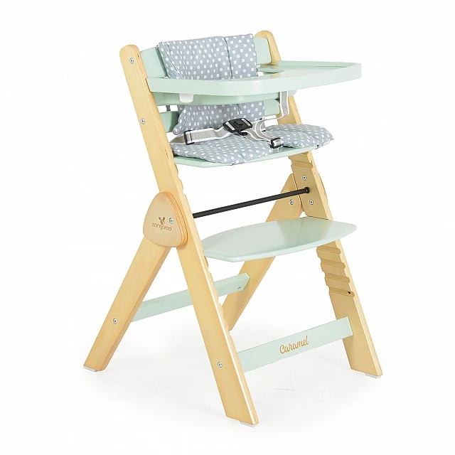 Wooden dining chair Caramel mint