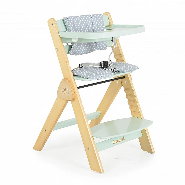 Wooden dining chair Caramel mint