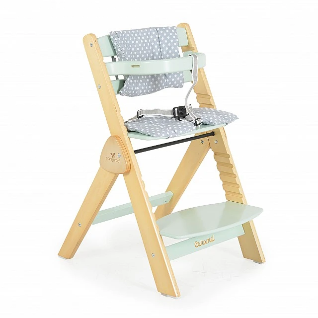 Wooden dining chair Caramel mint