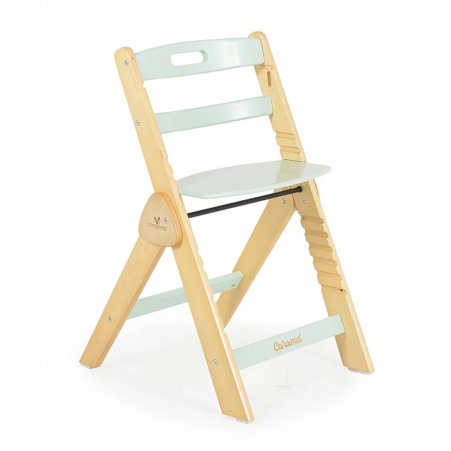 Wooden dining chair Caramel mint