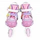 Skates Dizzy pink S (29-33)
