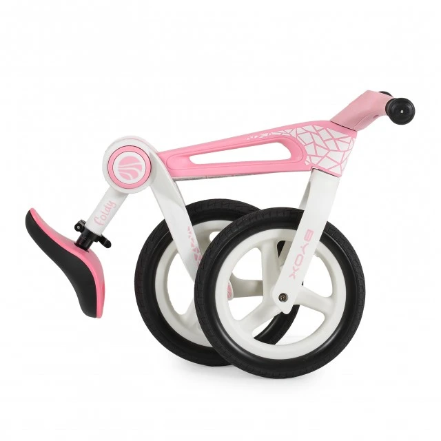 Folding balance bike pink