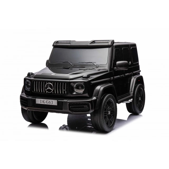 Battery-powered SUV Mercedes G63 4x4 metallic black