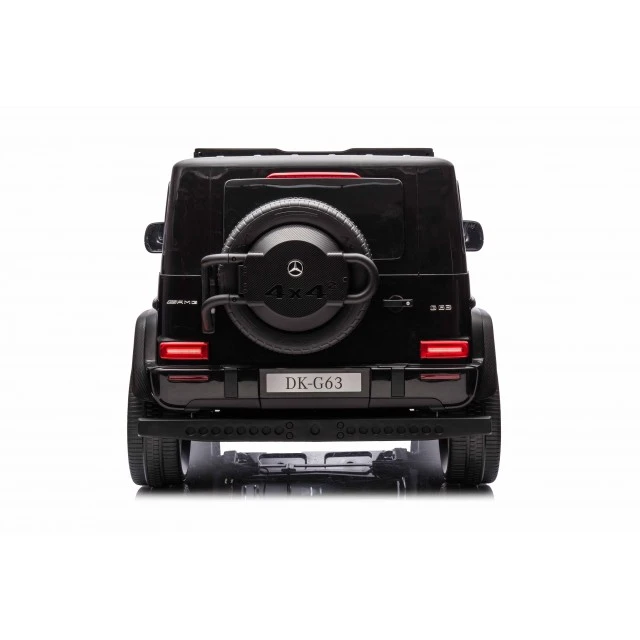 Battery-powered SUV Mercedes G63 4x4 metallic black