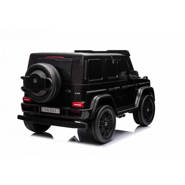 Battery-powered SUV Mercedes G63 4x4 metallic black