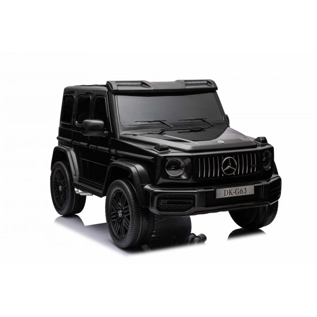 Battery-powered SUV Mercedes G63 4x4 metallic black