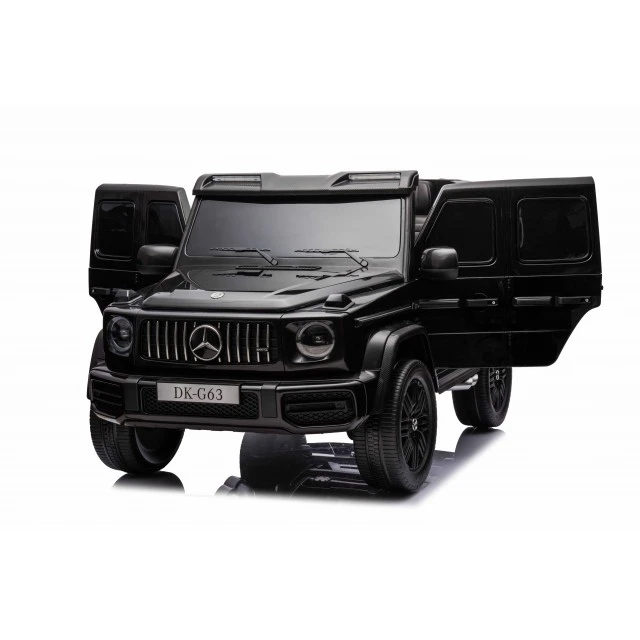 Battery-powered SUV Mercedes G63 4x4 metallic black