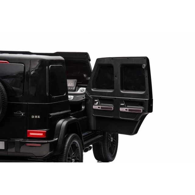 Battery-powered SUV Mercedes G63 4x4 metallic black