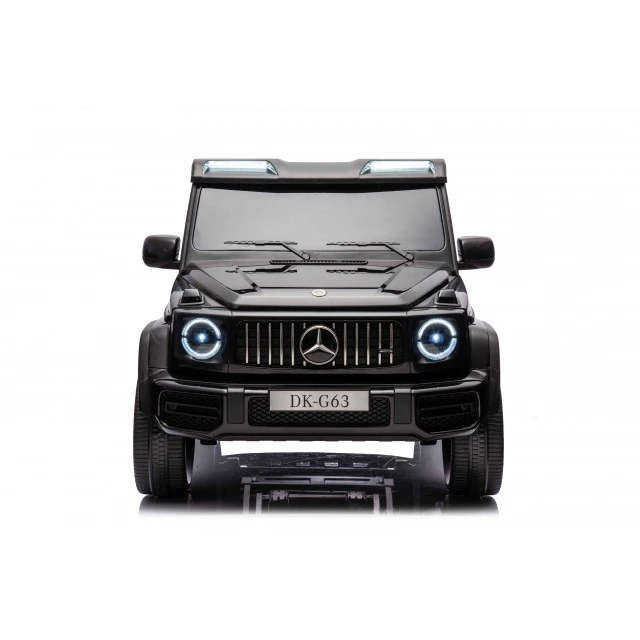 Battery-powered SUV Mercedes G63 4x4 metallic black