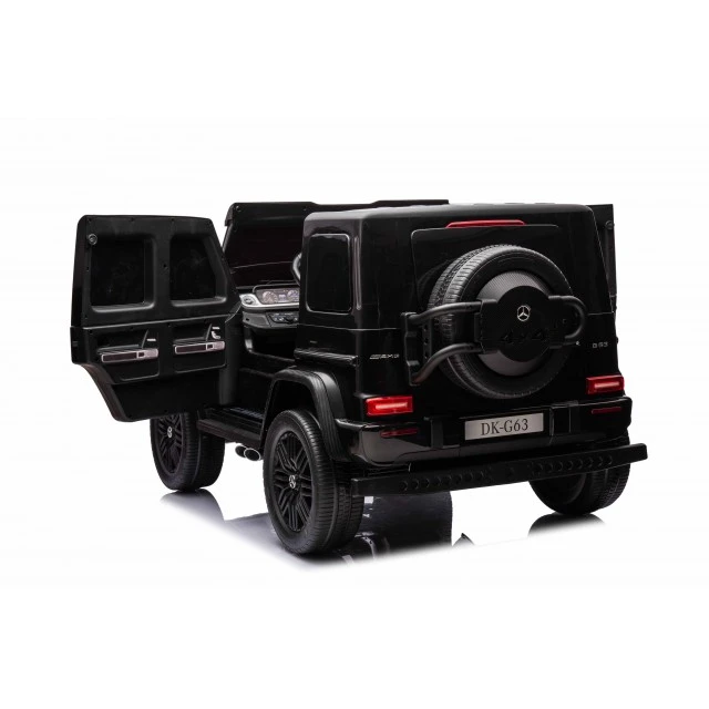 Battery-powered SUV Mercedes G63 4x4 metallic black