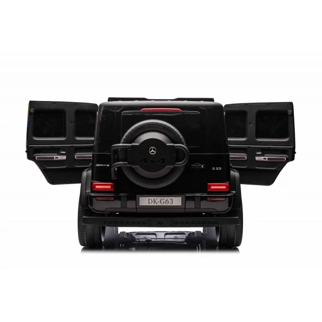 Battery-powered SUV Mercedes G63 4x4 metallic black