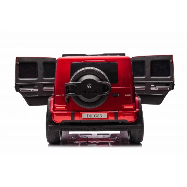 Акумулаторен джип Mercedes G63 4x4 мет.червен