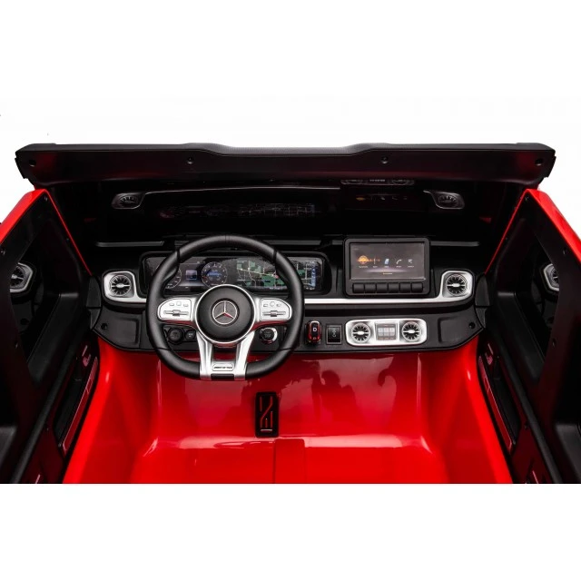 Акумулаторен джип Mercedes G63 4x4 мет.червен