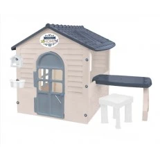 House with table and chair beige 13010