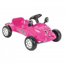 Pedal car Herby 07302 metal-pink