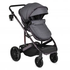 All road Grey combination stroller