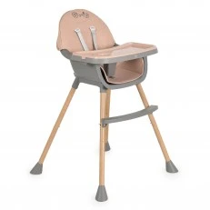 Biscotti 2 in 1 high chair pink