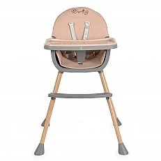 Biscotti 2 in 1 high chair pink