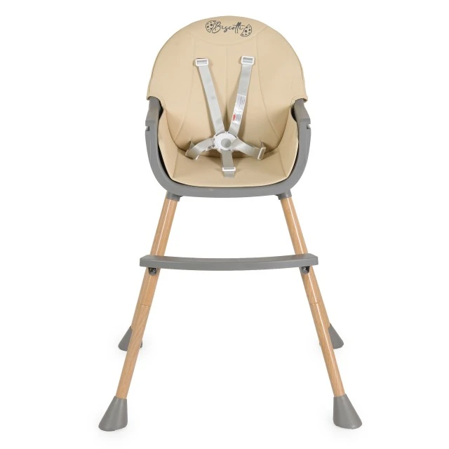 High chair Biscotti 2 in 1 beige