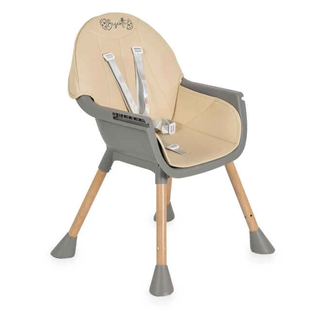High chair Biscotti 2 in 1 beige